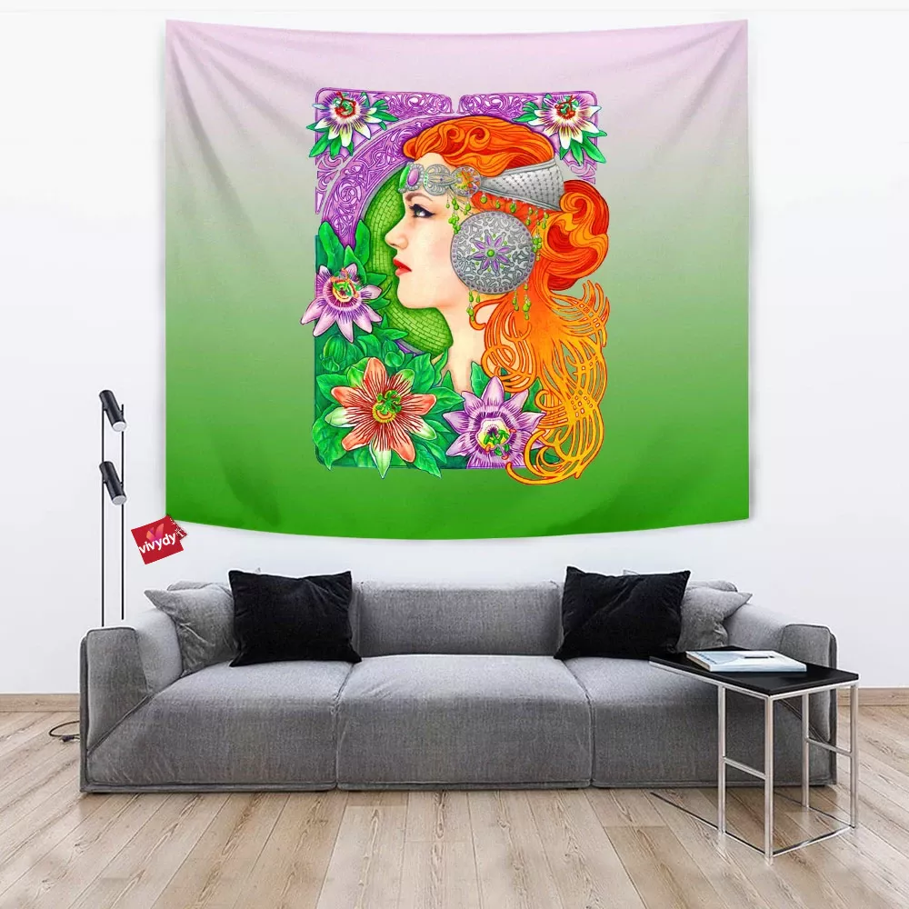 Passion Flower Tapestry