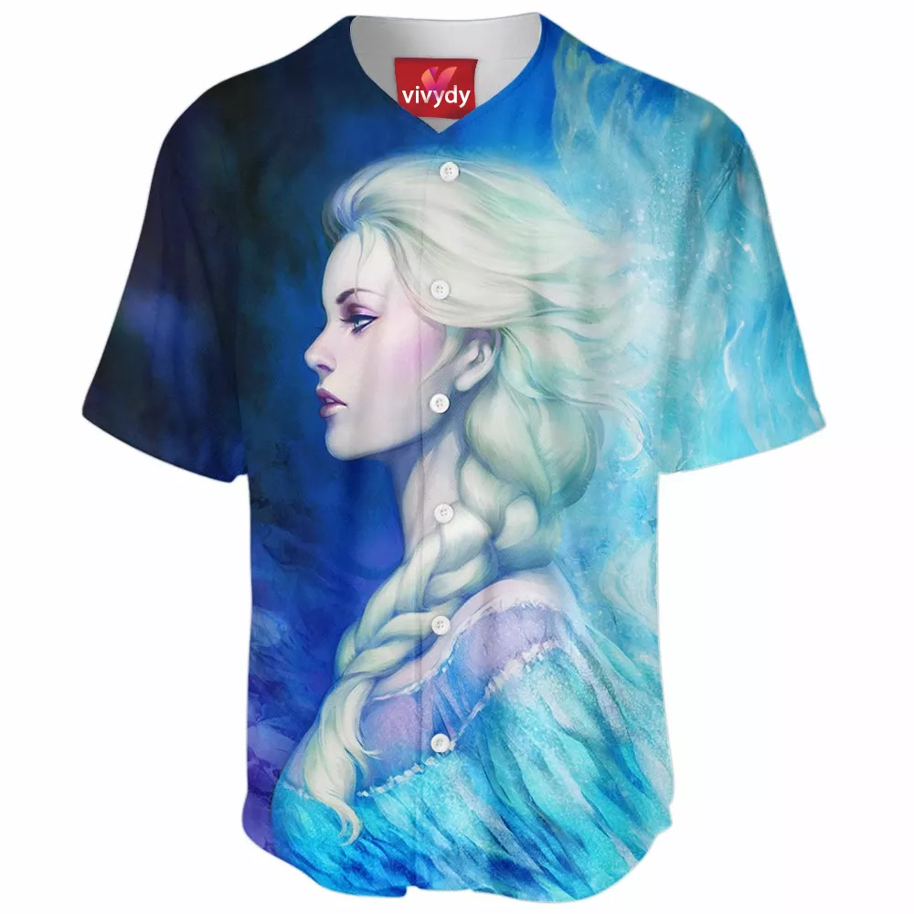 Frozen Queen Elsa Baseball Jersey