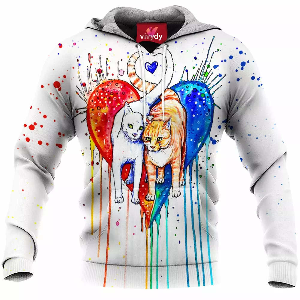 Never Ending Love Cat Hoodie