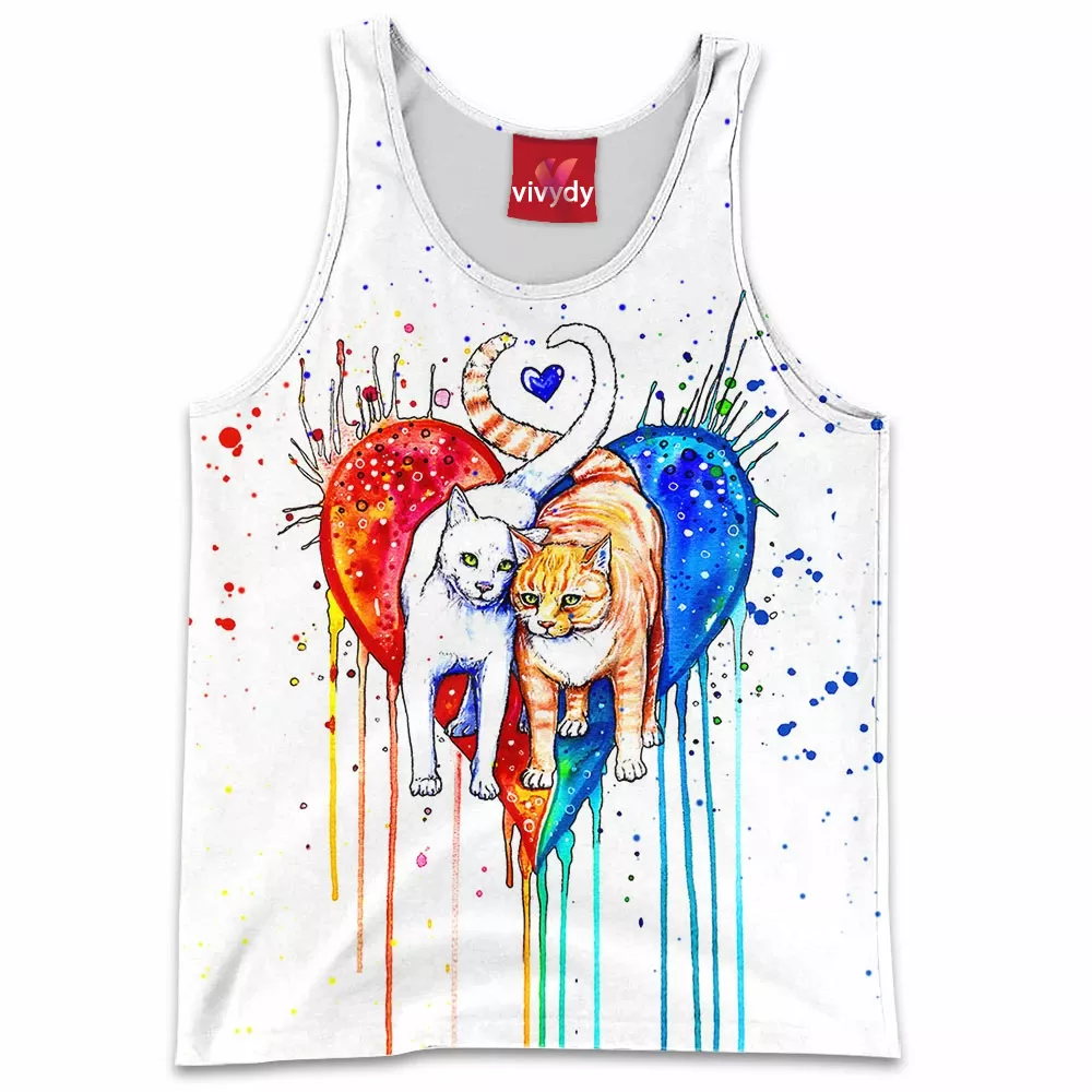 Never Ending Love Cat Tank Top