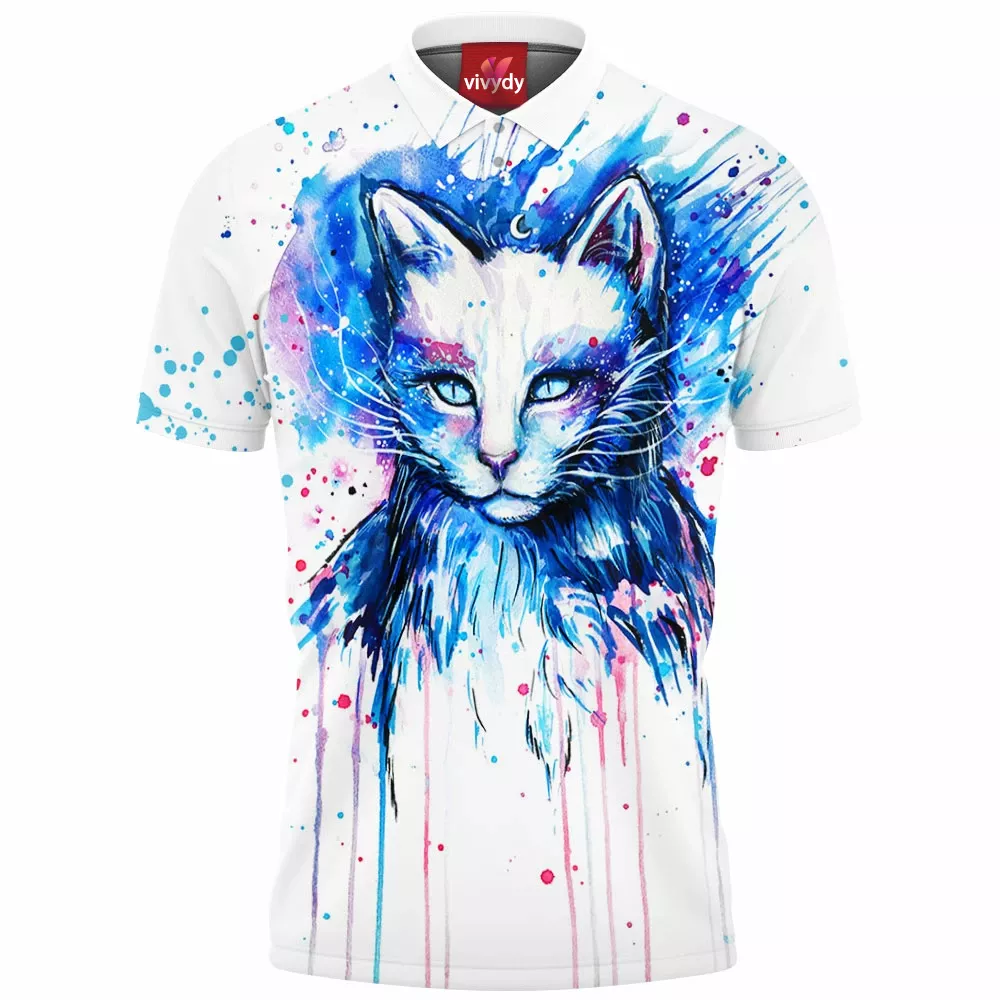 Space Cat Polo Shirt