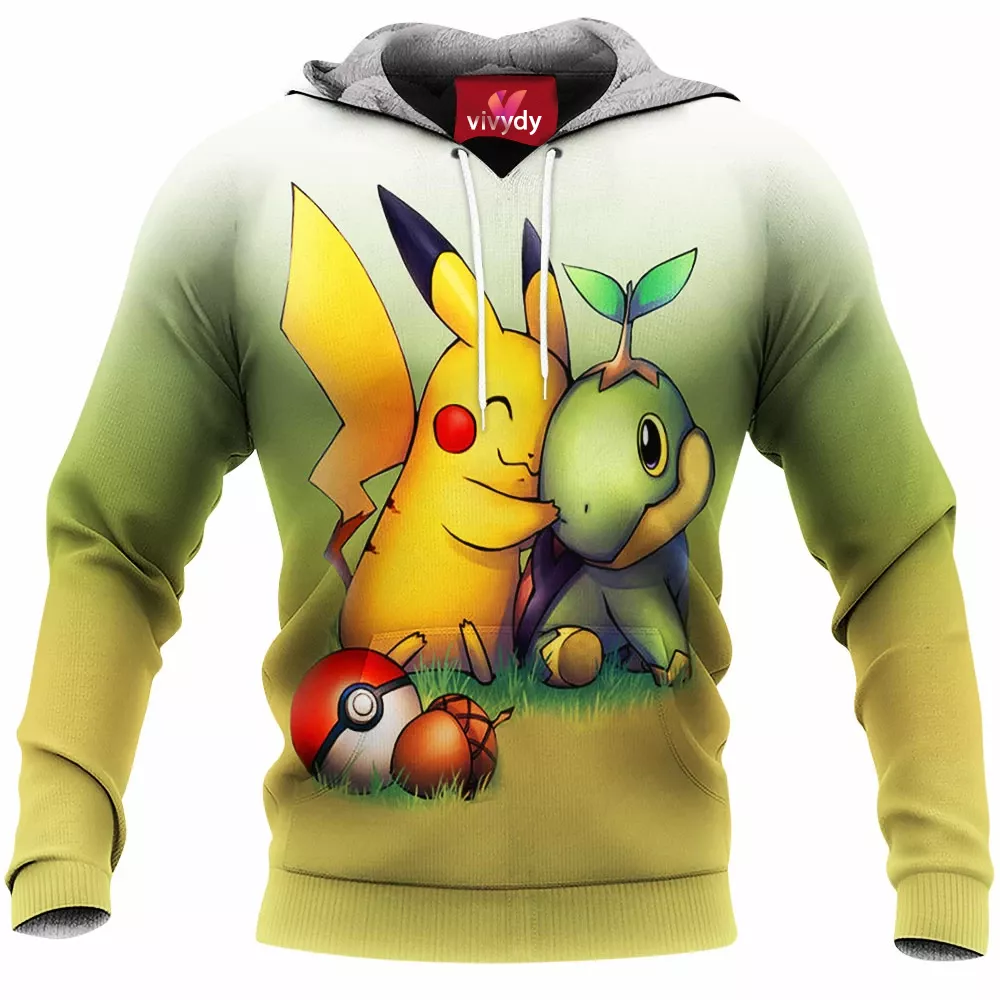 Pikachu Turtwig Hoodie