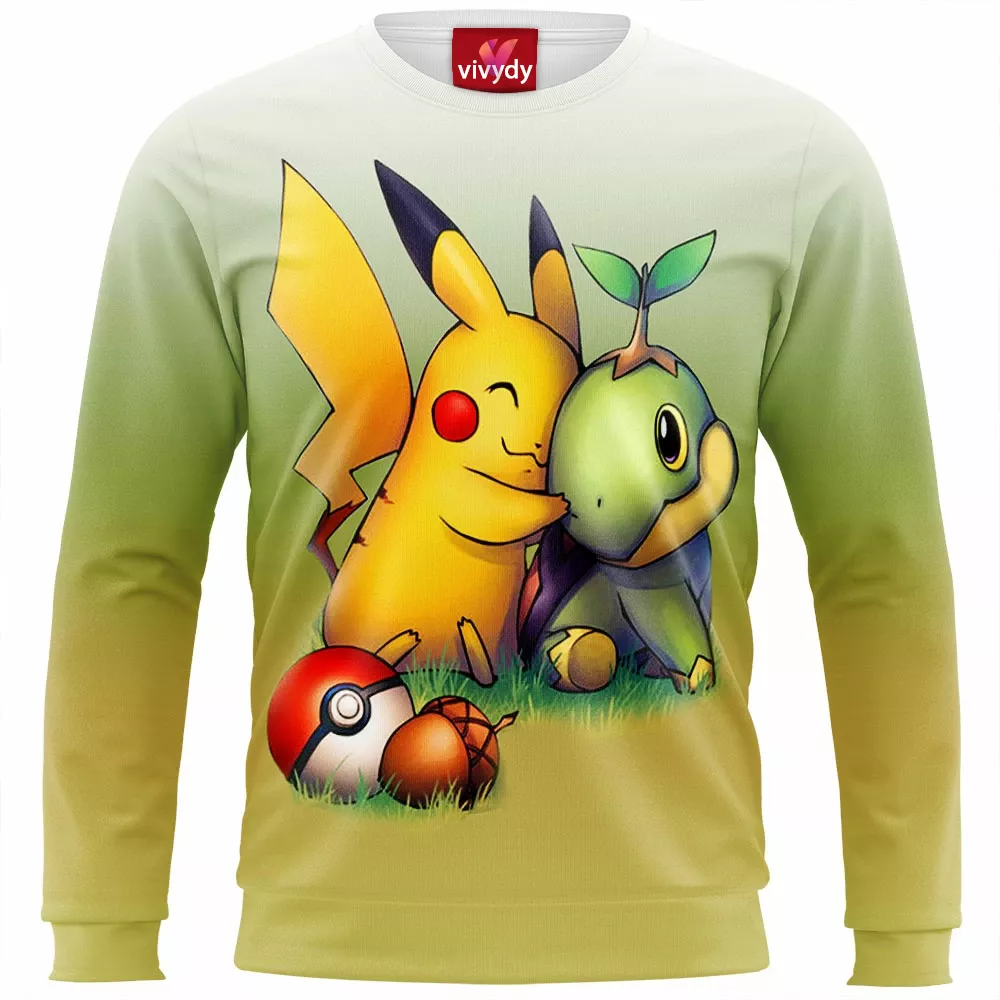 Pikachu Turtwig Sweatshirt