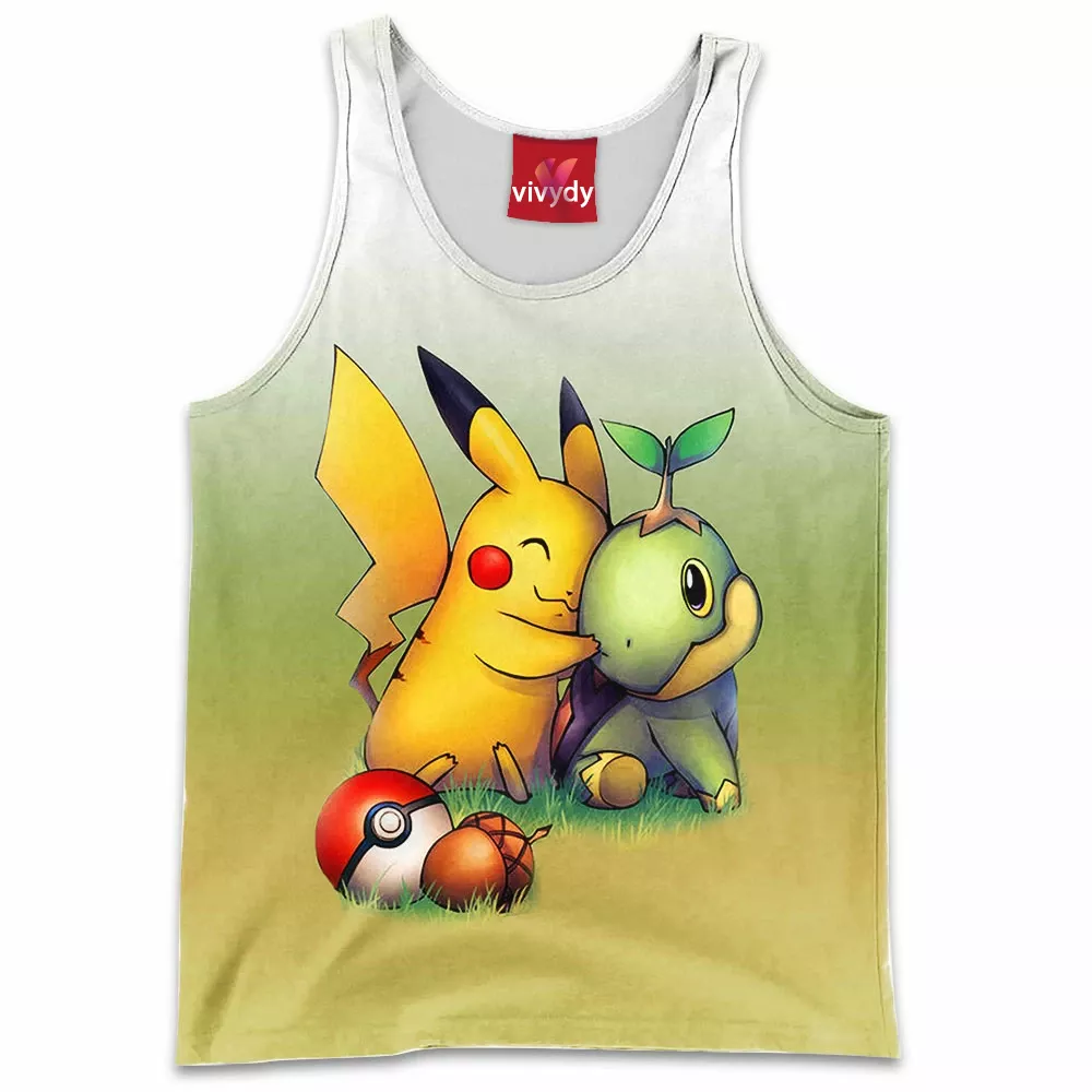 Pikachu Turtwig Tank Top