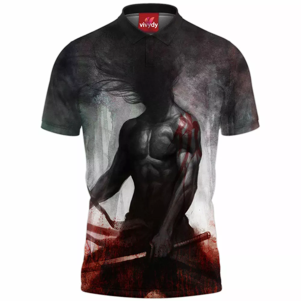 Spirit Vengeance Samurai Polo Shirt