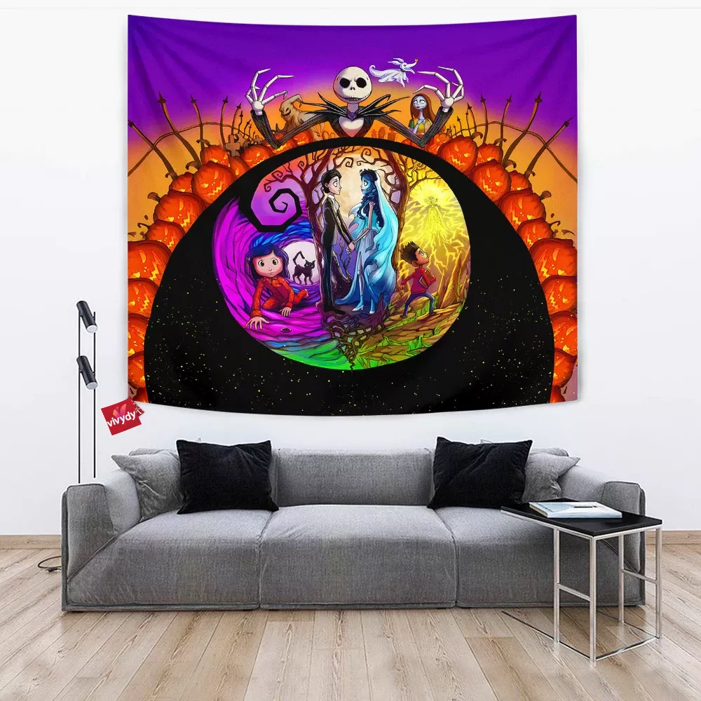 Nightmares Before Christmas Tapestry