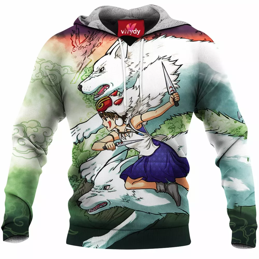 Ghibli Mononoke Hime Hoodie