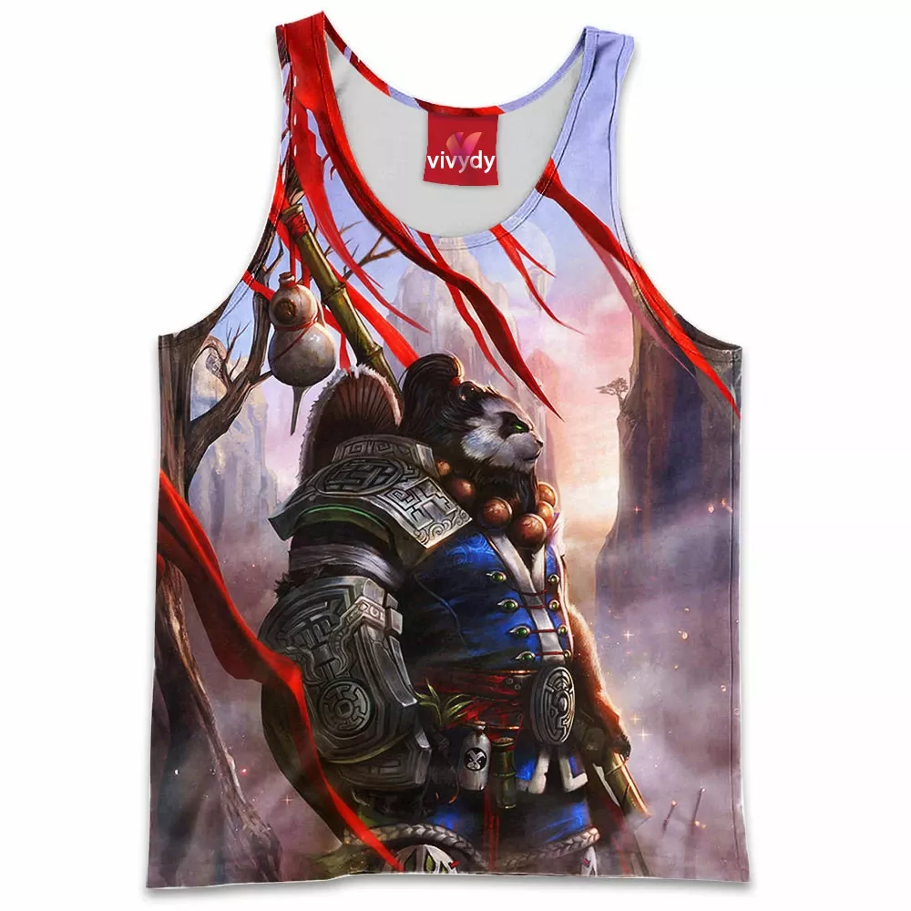 Pandaren Warcraft Tank Top