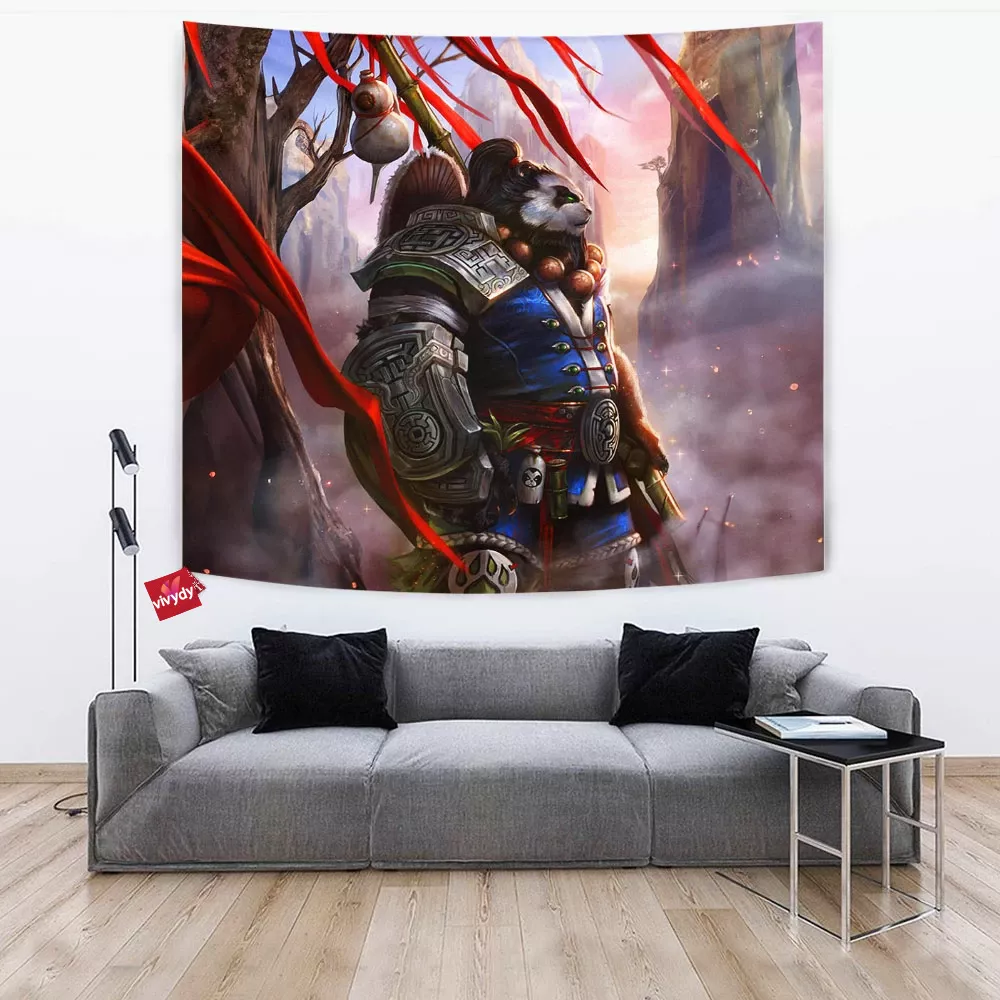 Pandaren Warcraft Tapestry