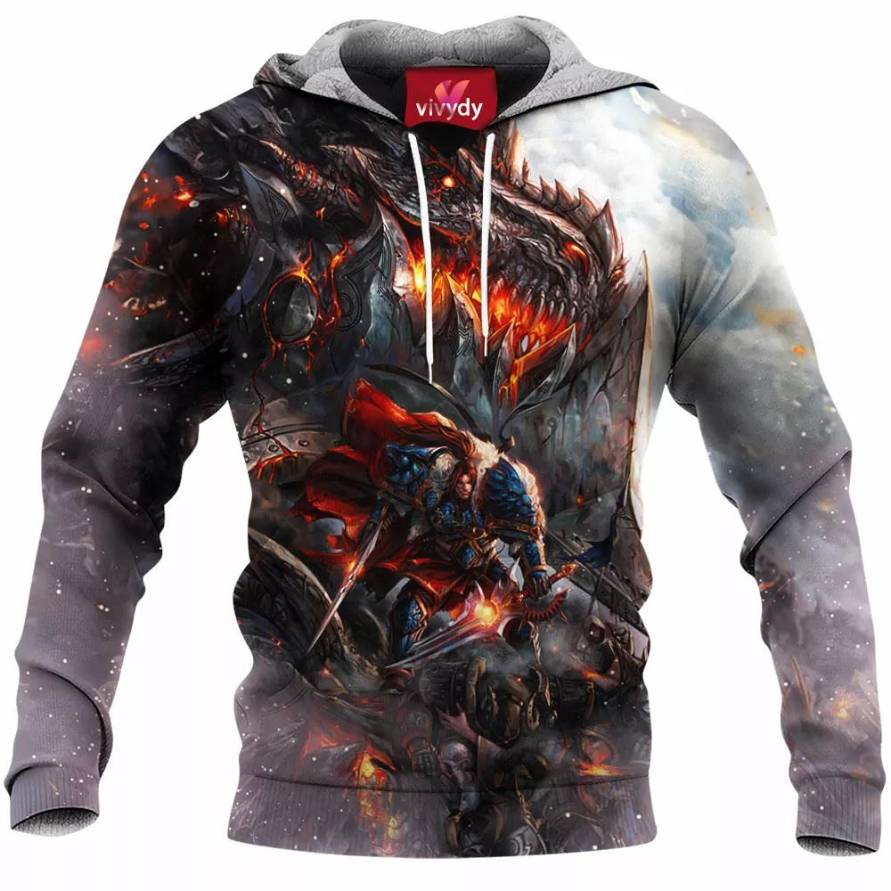 Varian Wrynn Vs Deathwing Hoodie