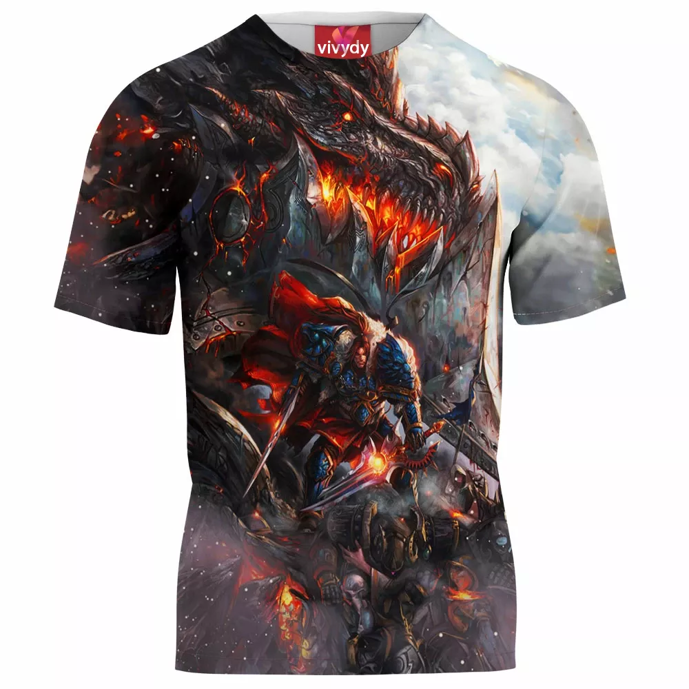 Varian Wrynn Vs Deathwing T-Shirt