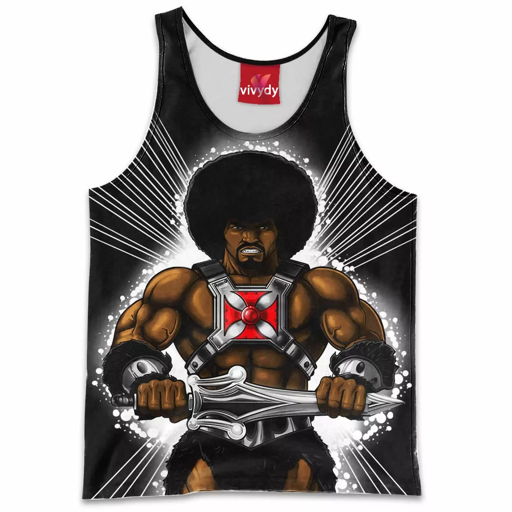 Black He Man Tank Top