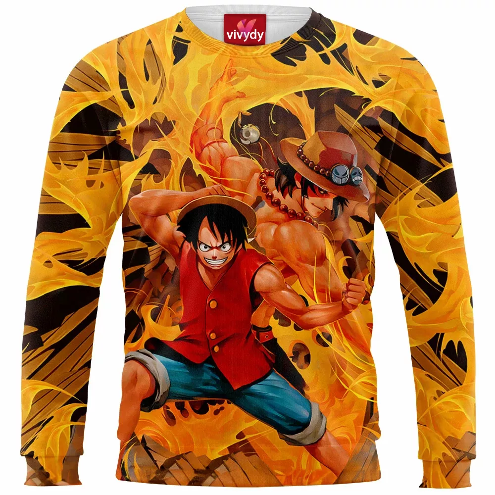 Luffy Ace One Piece Sweatshirt