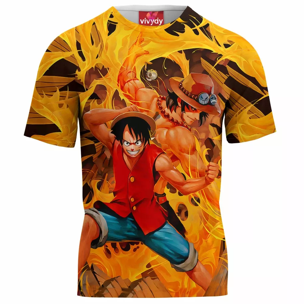 Luffy Ace One Piece T-Shirt