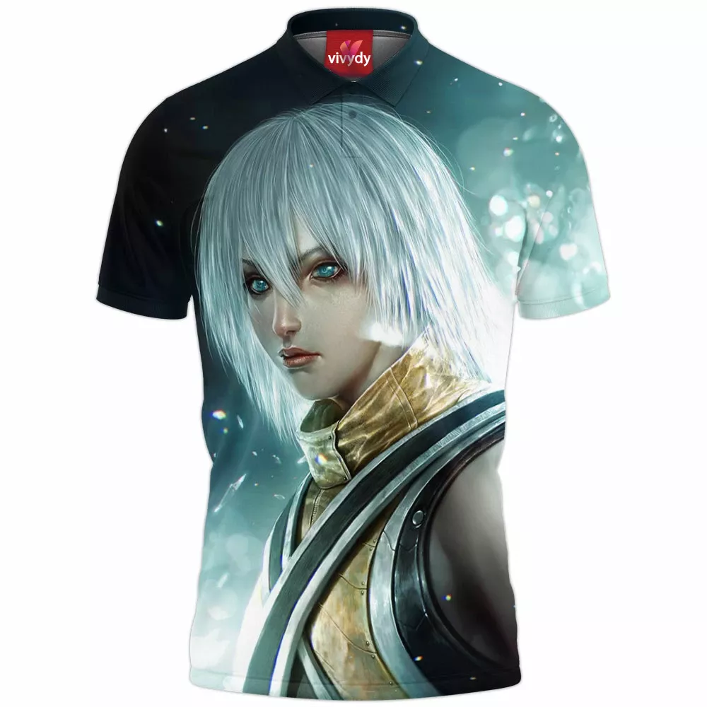 Riku Kingdom Hearts Polo Shirt