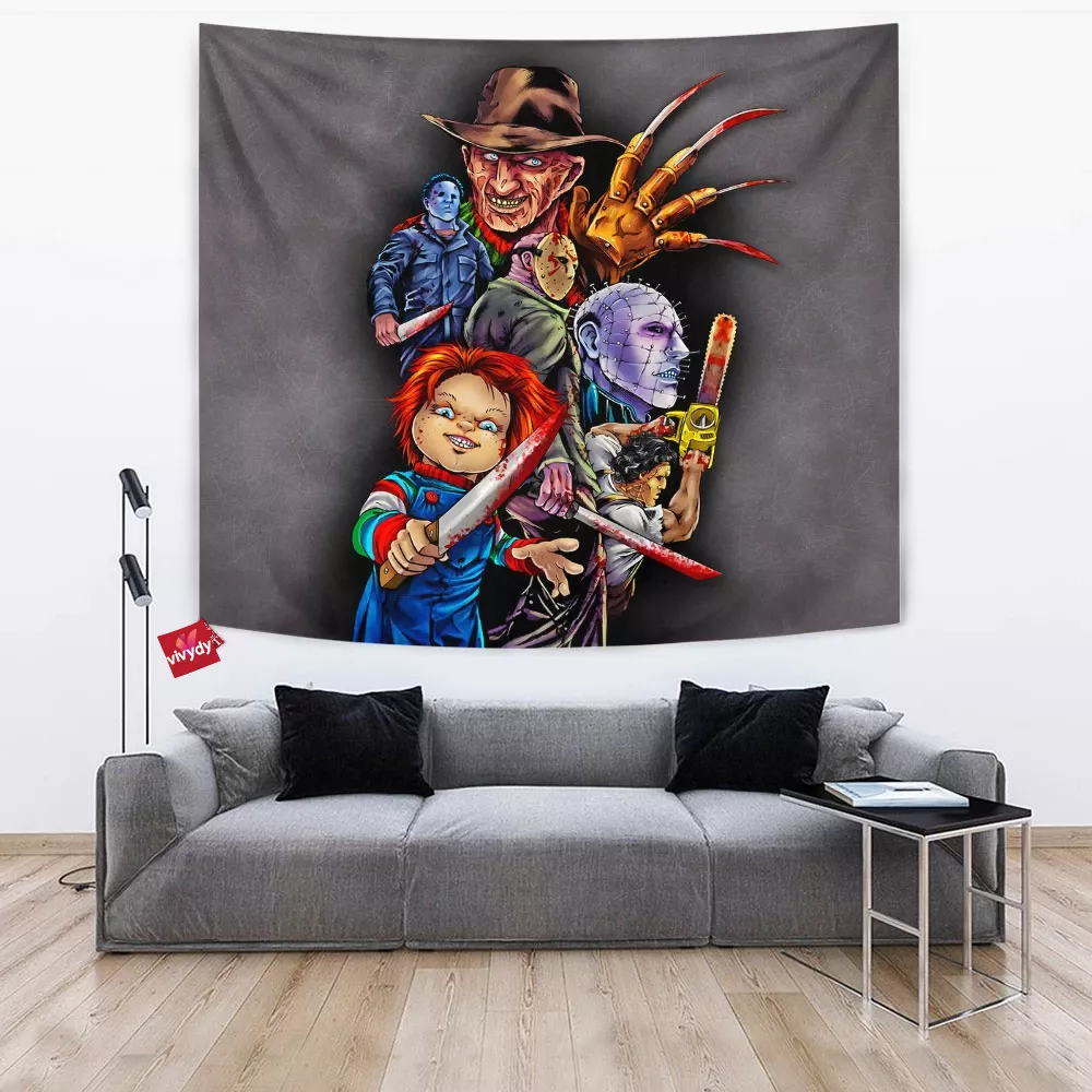 The Kings Of Horror Tapestry