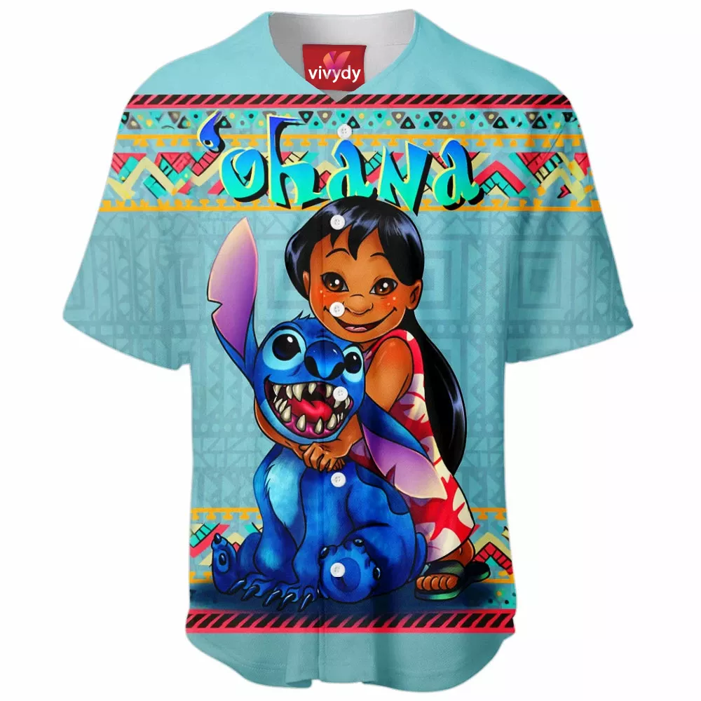 Lilo And Stitch Baseball Jersey