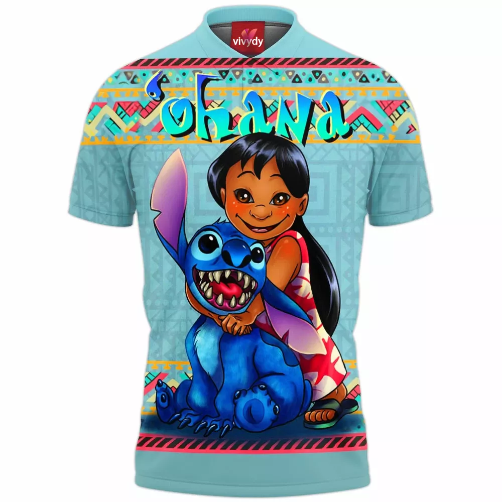 Lilo And Stitch Polo Shirt