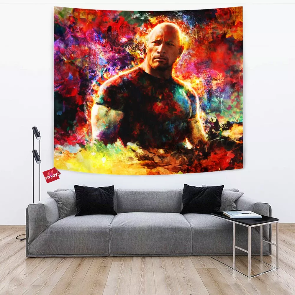 Dwayne Johnson Tapestry