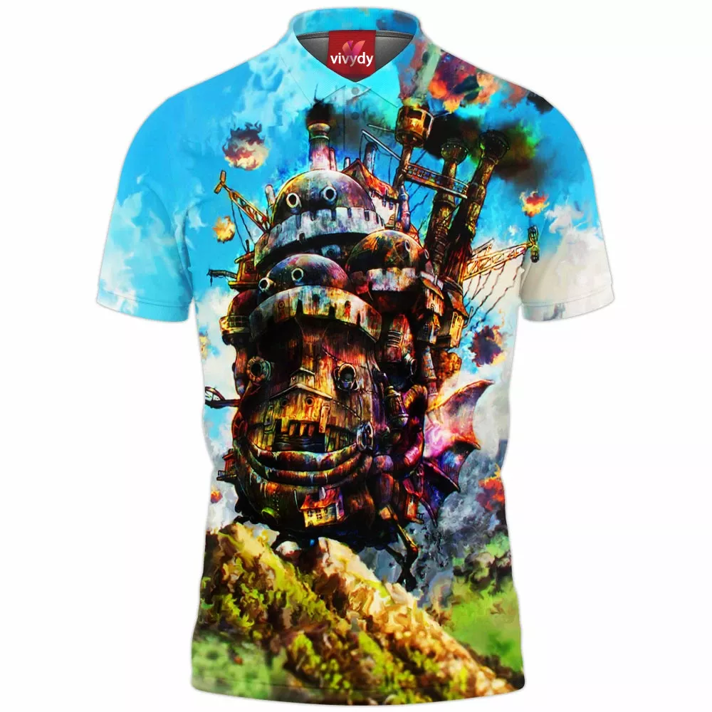 Howls Moving Castle Polo Shirt