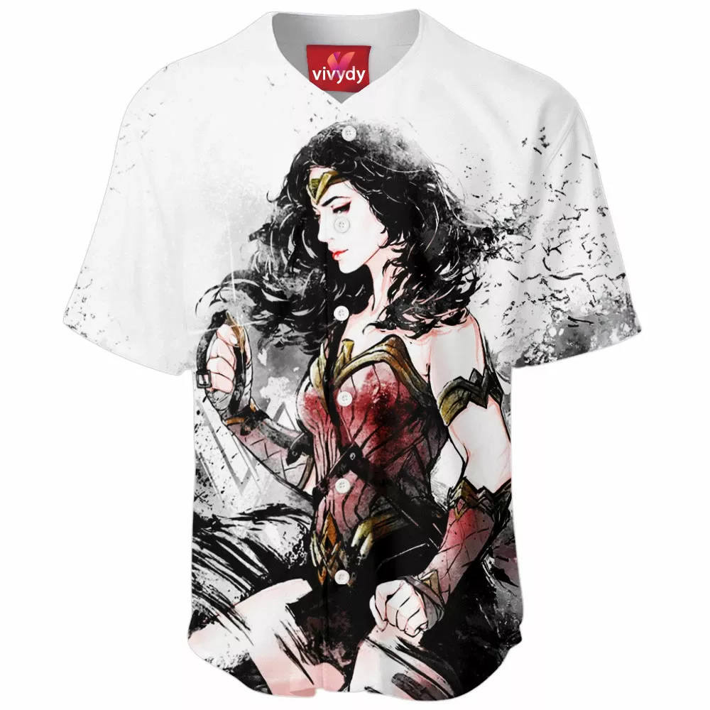 Wonder Woman Baseball Jersey