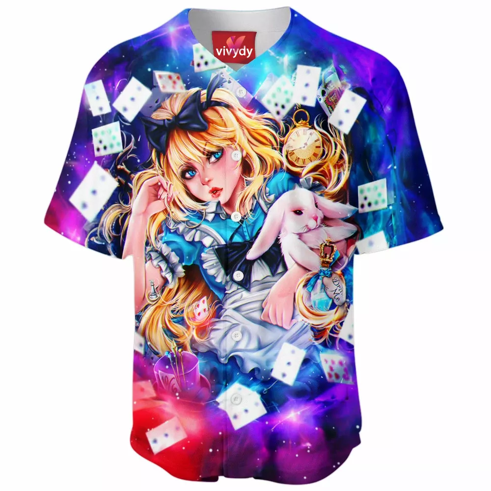 Alice In Wonderland Baseball Jersey