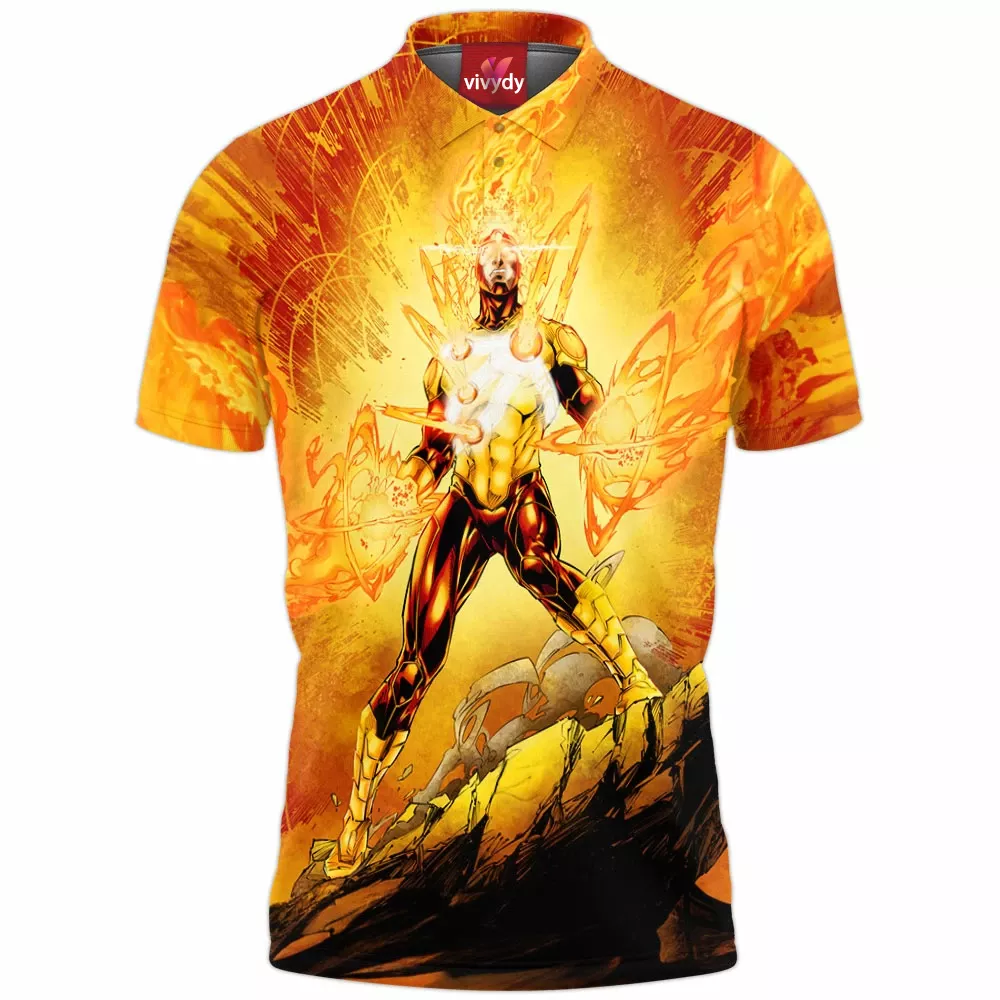 Firestorm Comic Polo Shirt