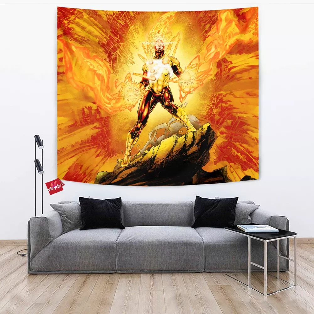 Firestorm Comic Tapestry