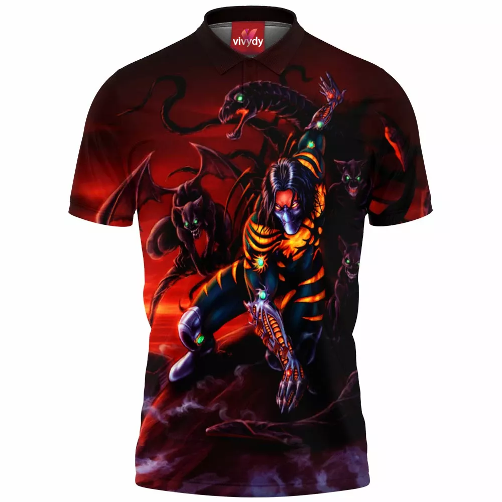 The Darkness Comic Polo Shirt