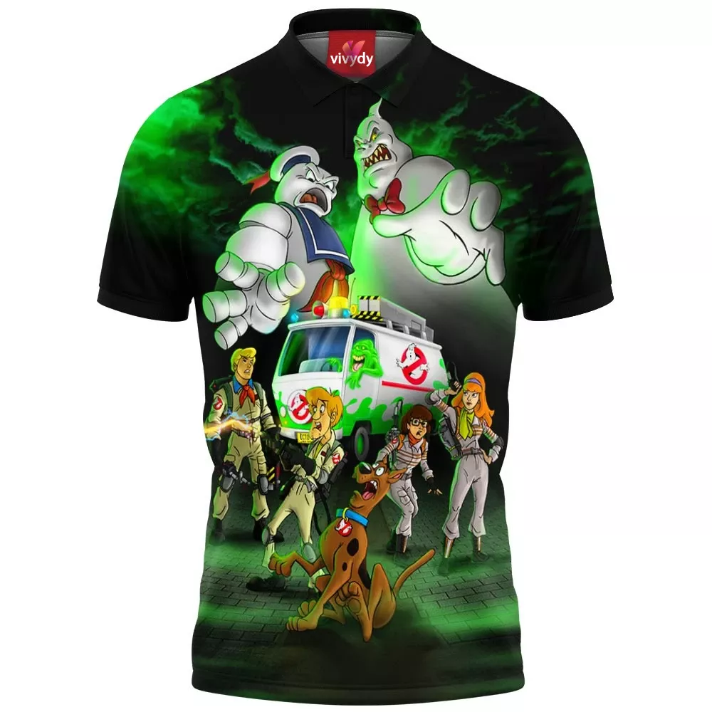 Scooby Doo And Ghostbusters Polo Shirt