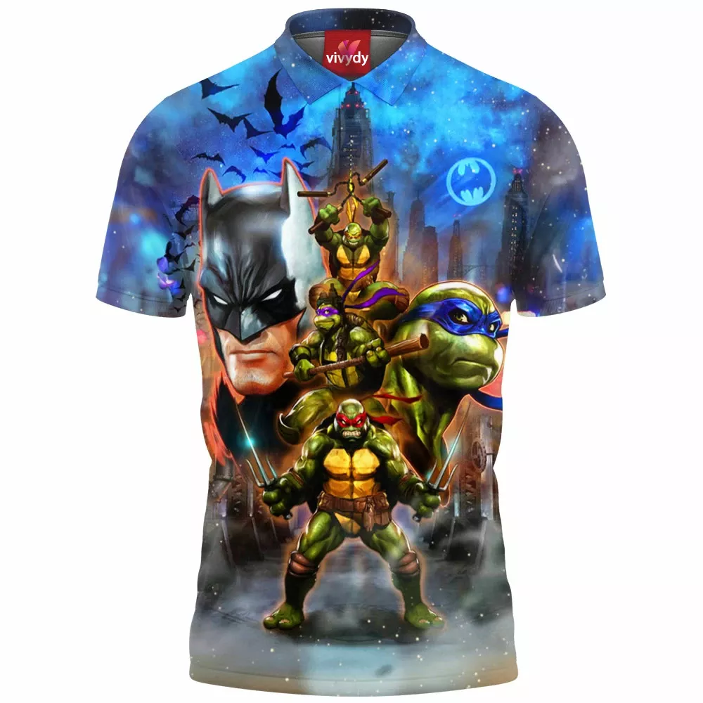 Batman Tmnt Polo Shirt