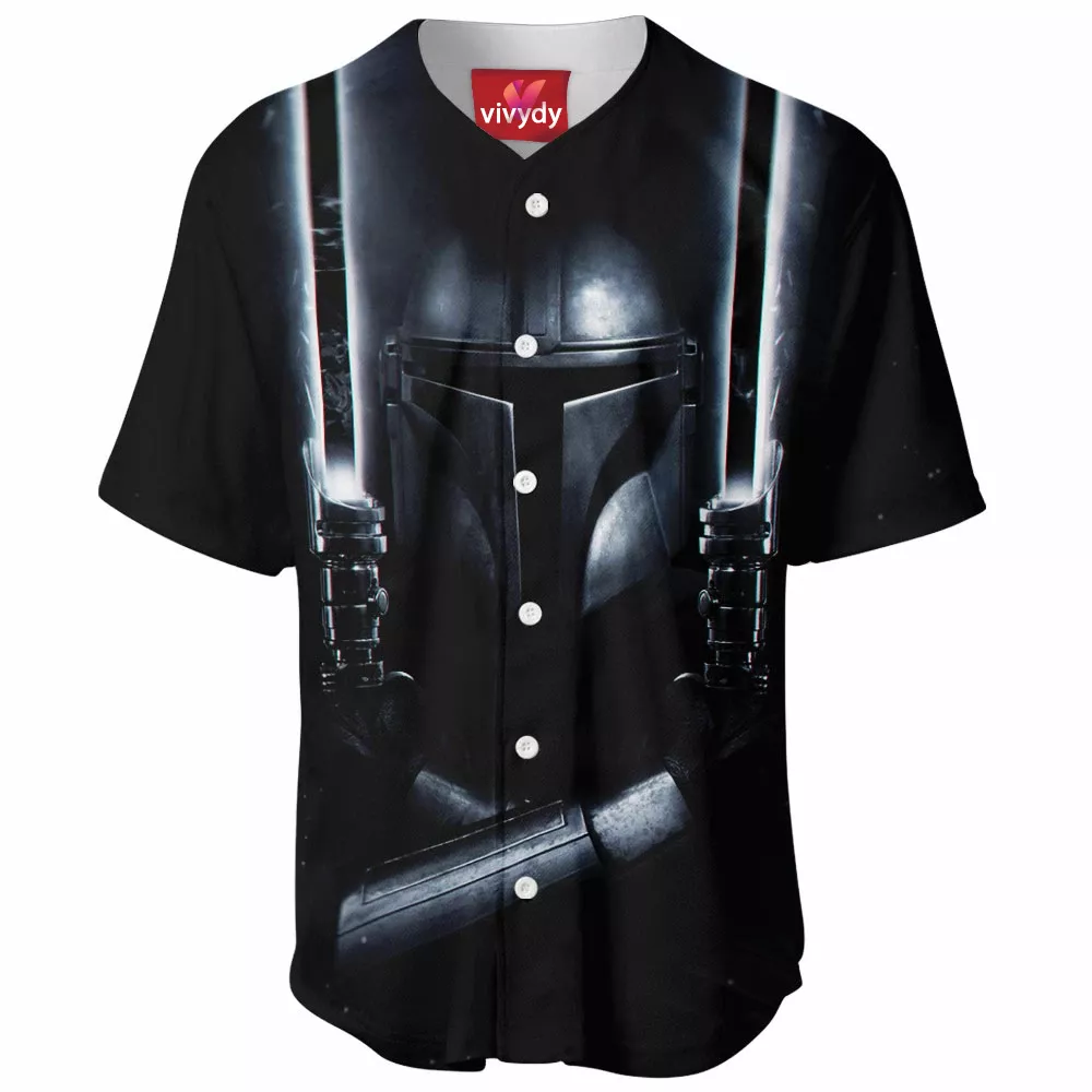 The Mandalorian Dark Sabers Baseball Jersey