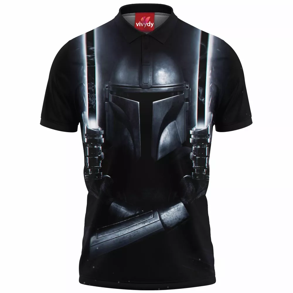 The Mandalorian Dark Sabers Polo Shirt