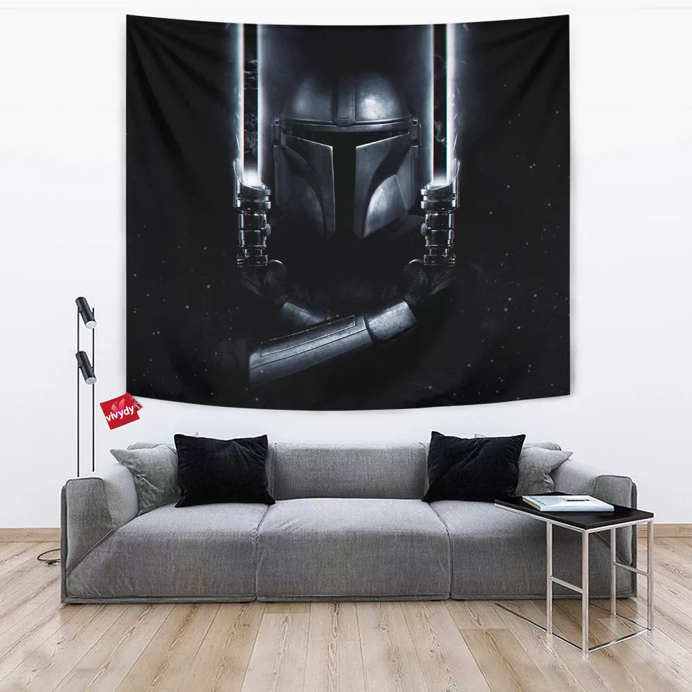 The Mandalorian Dark Sabers Tapestry