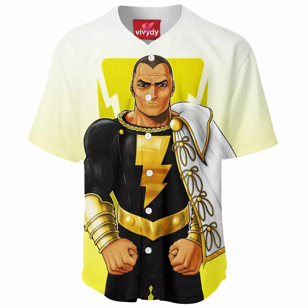 Black Adam Baseball Jersey