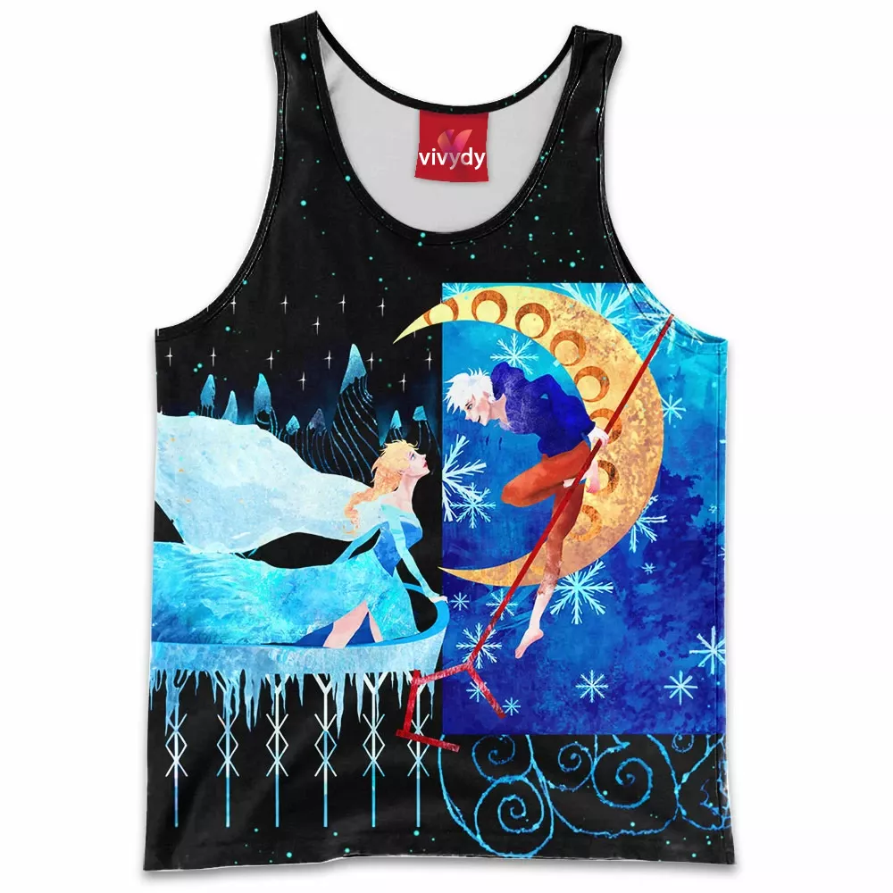 Elsa And Jack Frost Tank Top