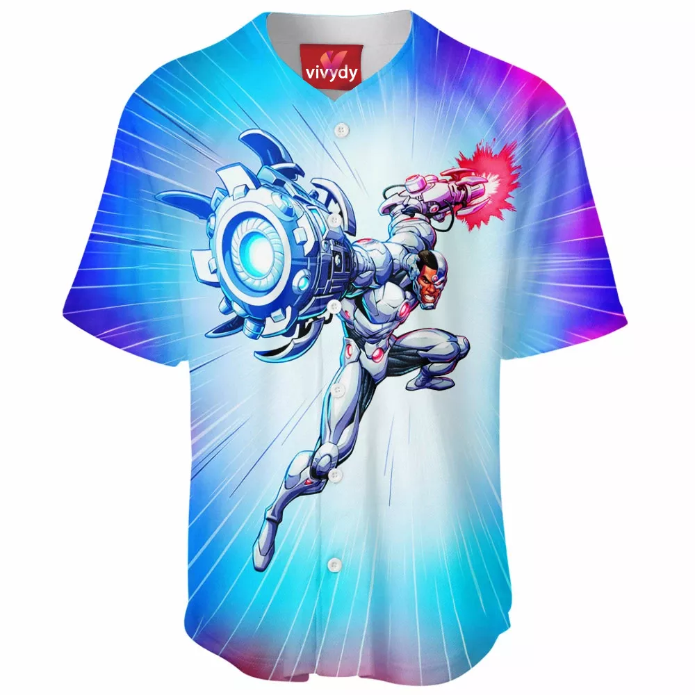 Cyborg Comic Baseball Jersey