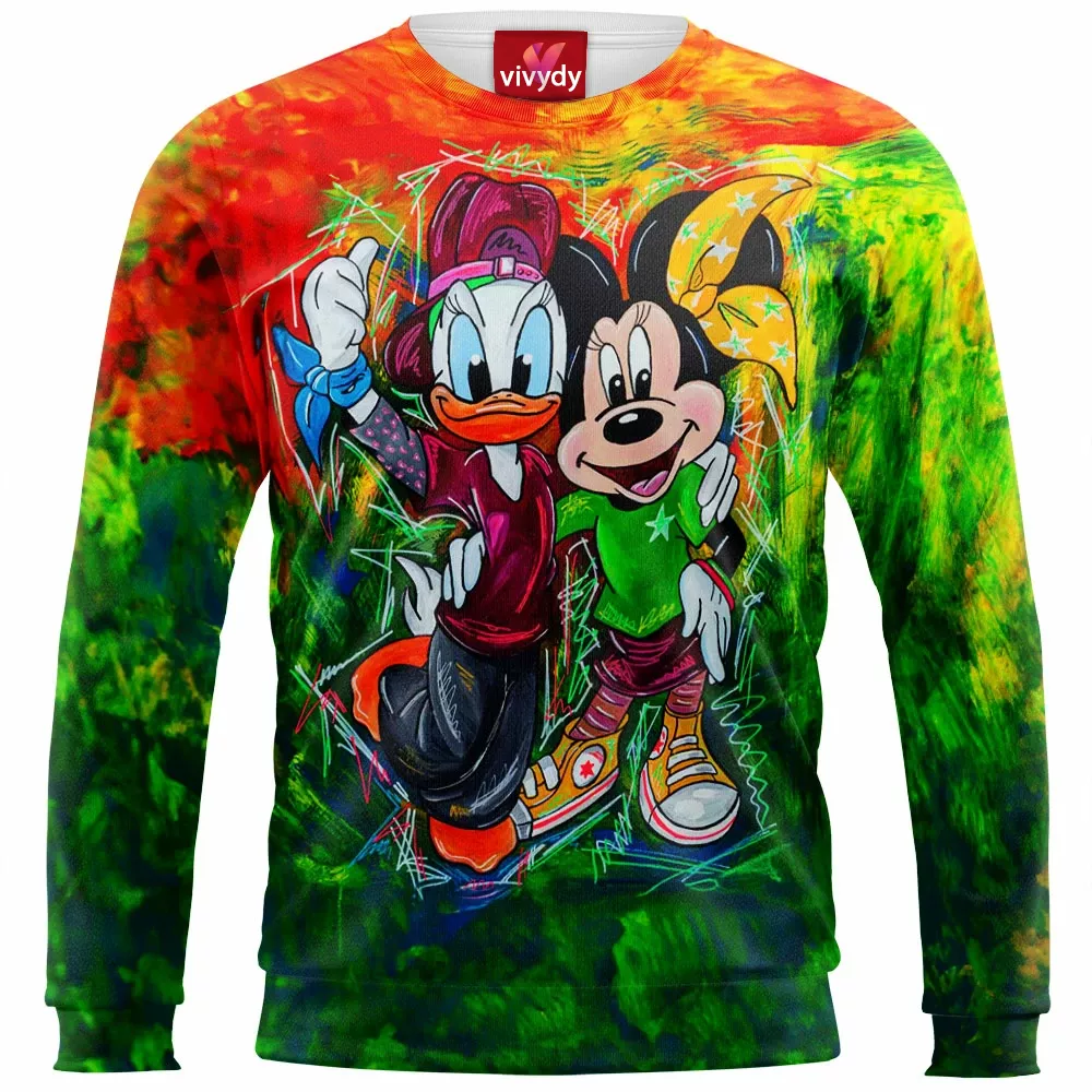 Daisy Duck Minnie Mouse Sweatshirt