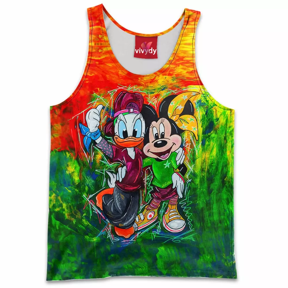 Daisy Duck Minnie Mouse Tank Top