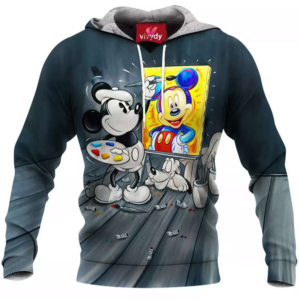 Mickey Mouse Pluto Animated Hoodie