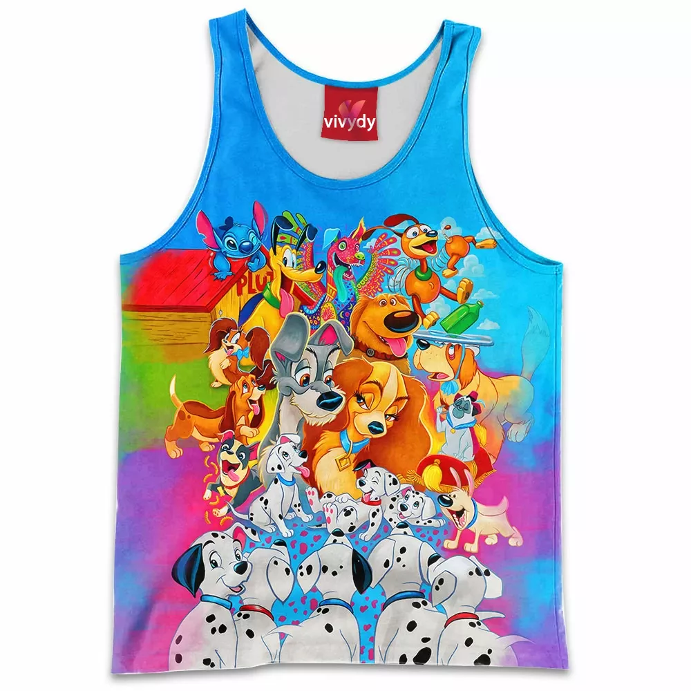 Animated Dogs Tank Top