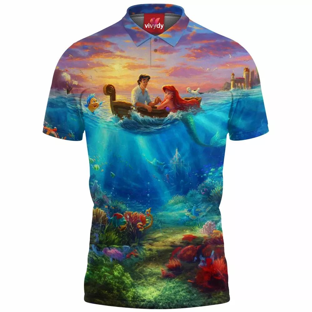 Little Mermaid Polo Shirt