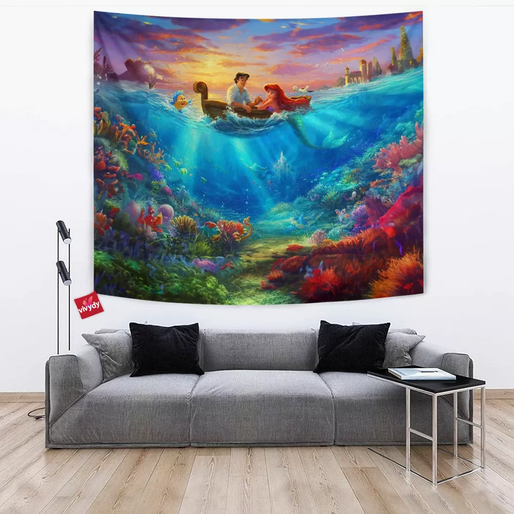 Little Mermaid Tapestry