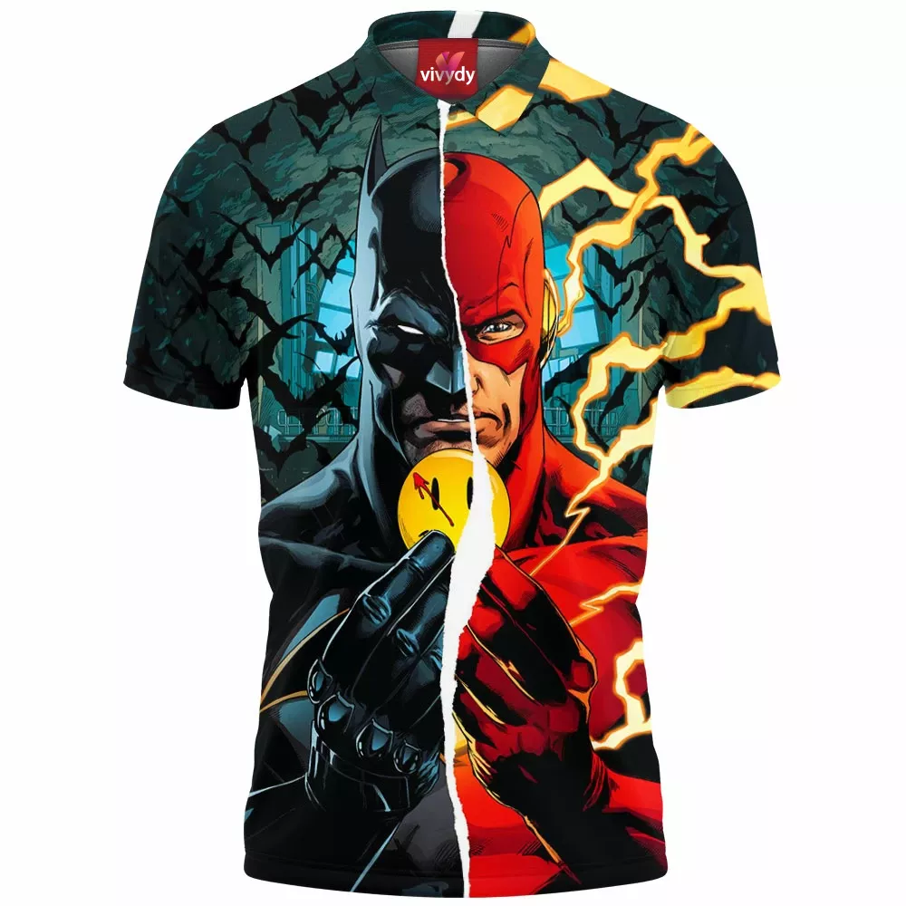 Batman Flash Polo Shirt