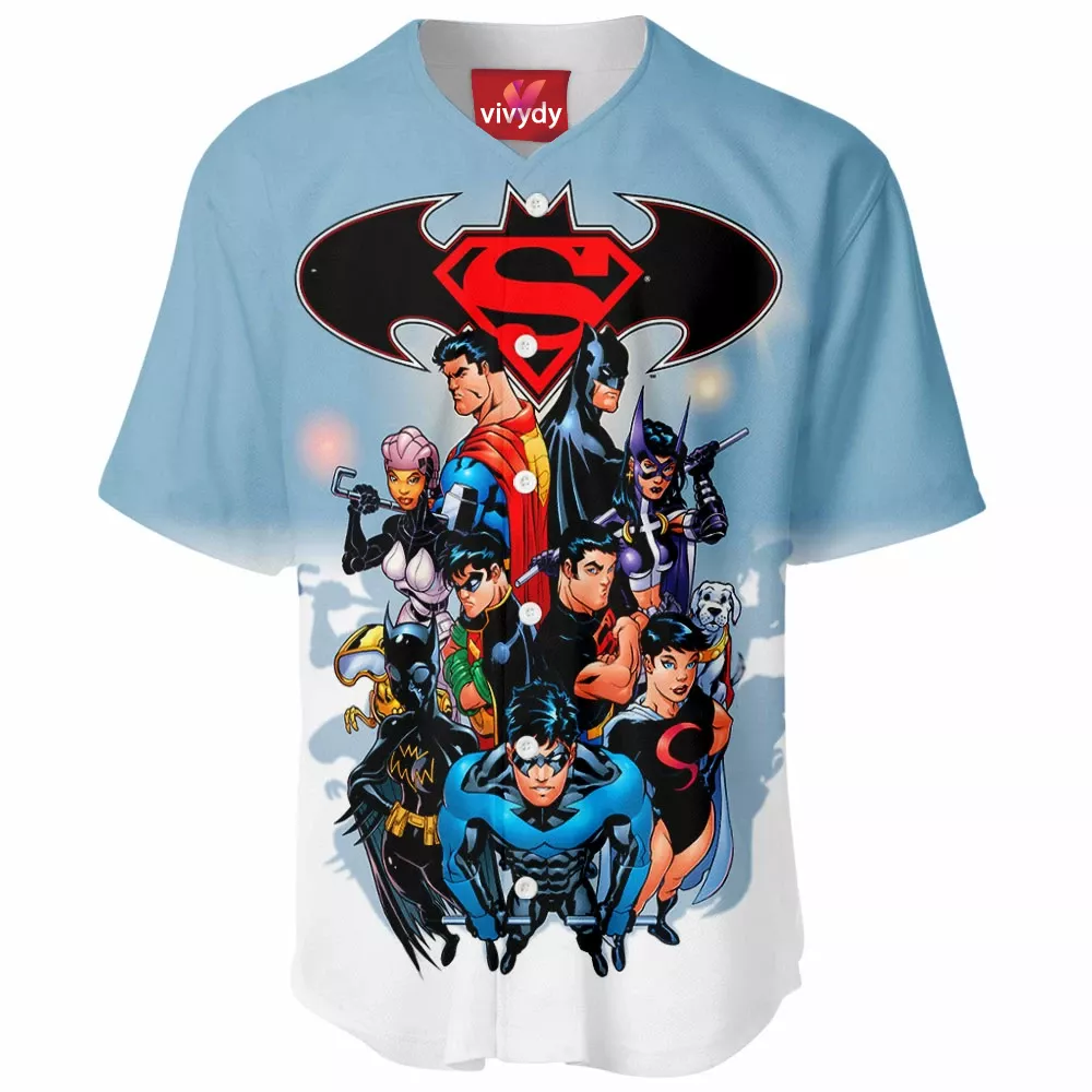 Justice League Baseball Jersey