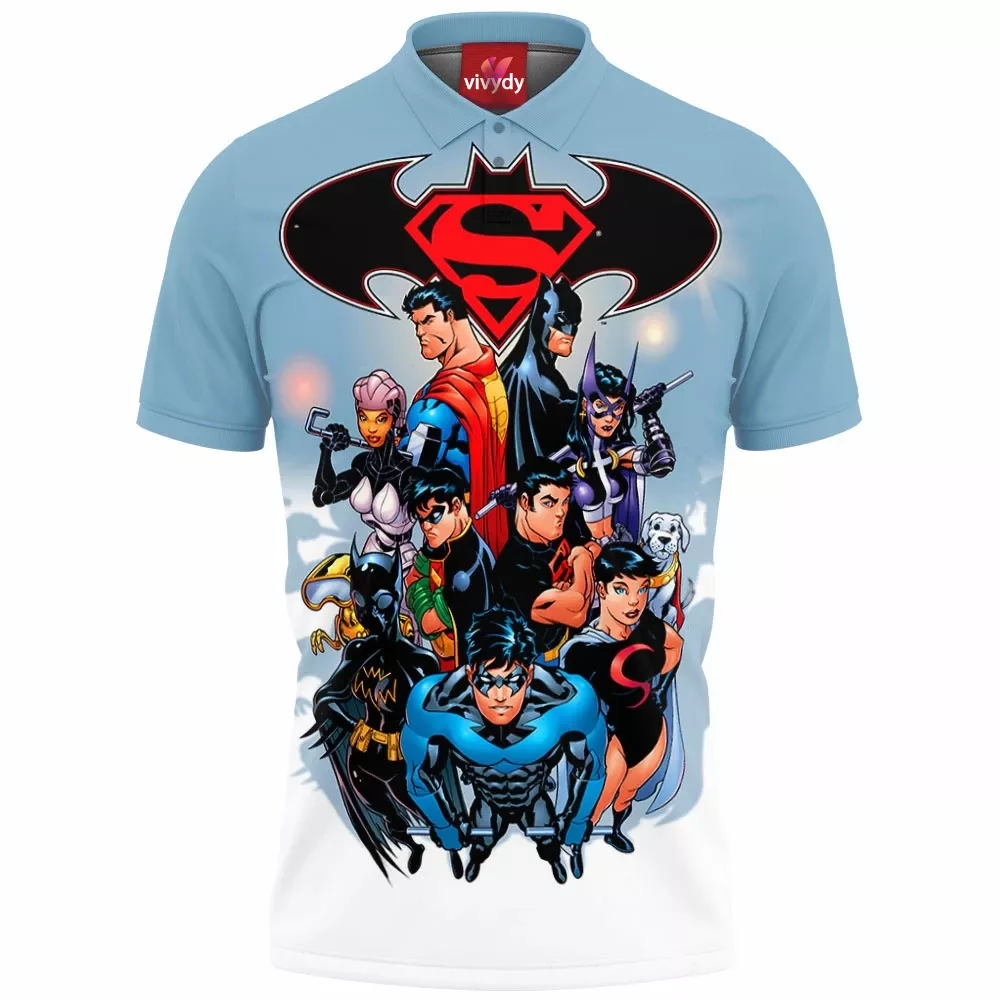 Justice League Polo Shirt