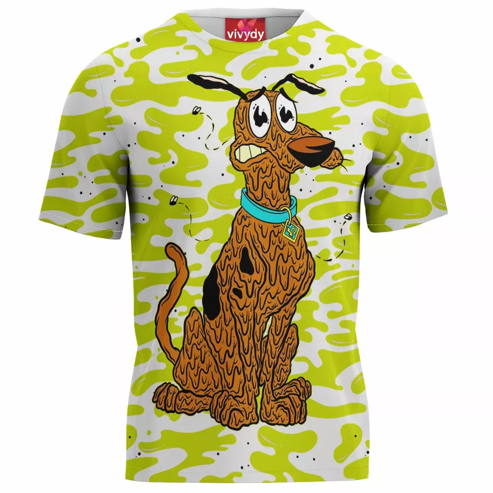 Scooby Doo x Courage the Cowardly Dog T-Shirt