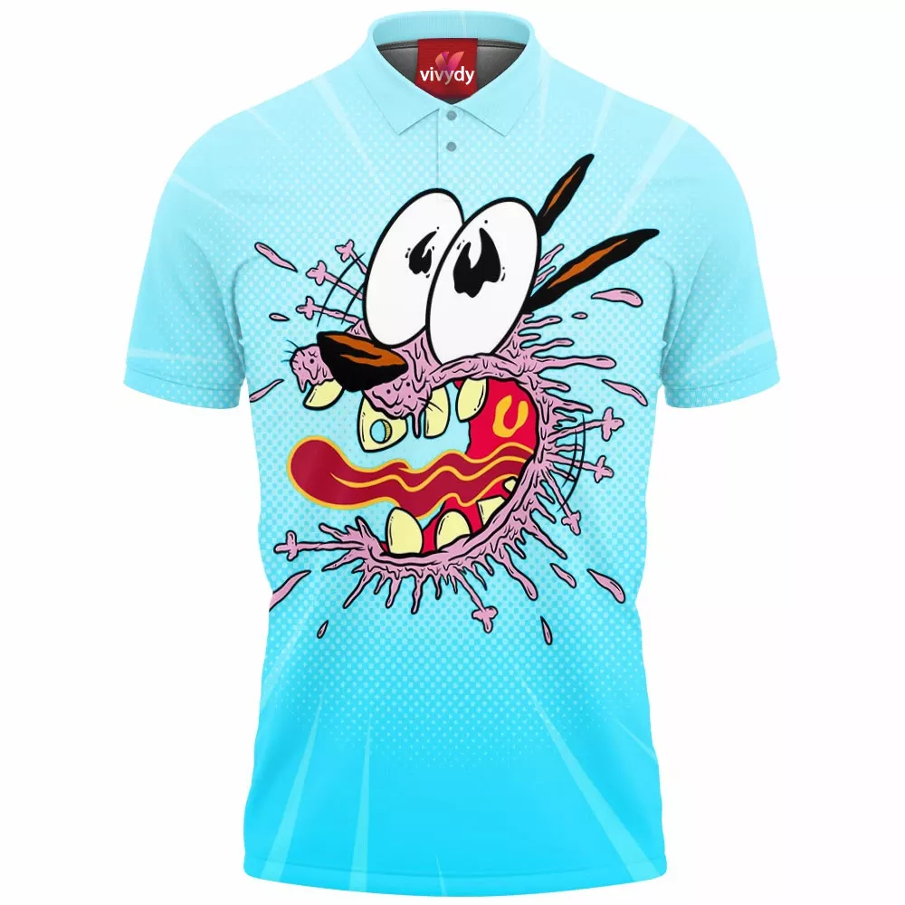 Courage the Cowardly Dog Polo Shirt