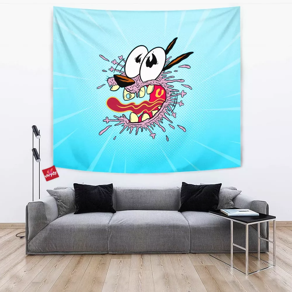 Courage the Cowardly Dog Tapestry