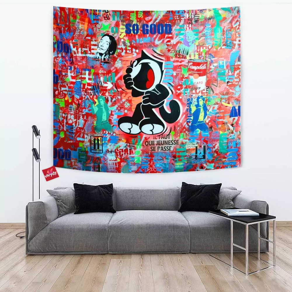 Felix The Cat Tapestry